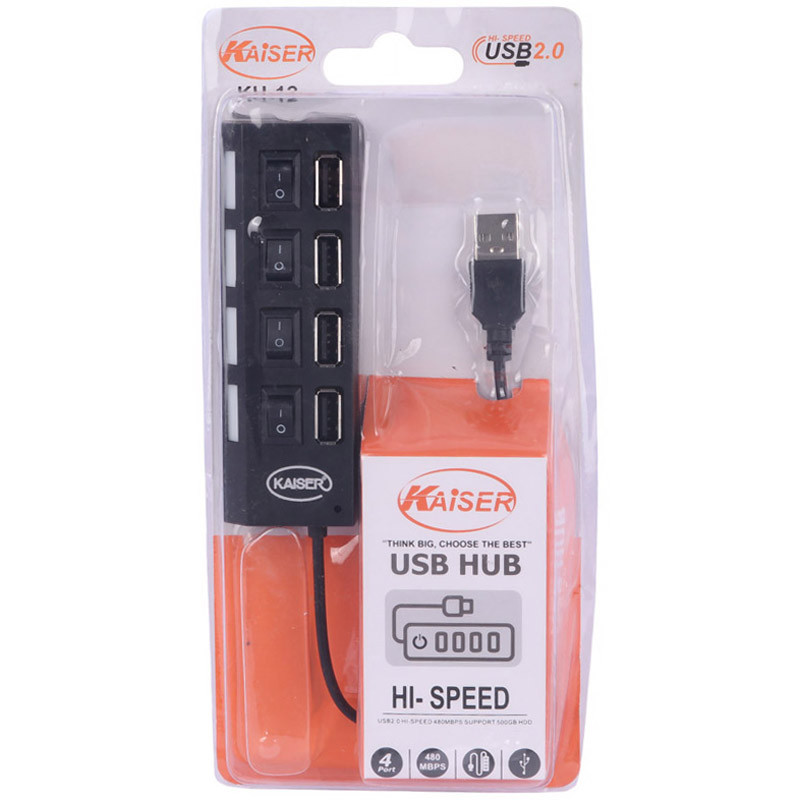 هاب 4 پورت USB 2.0 کایزر مدل KH-12