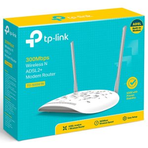 مودم روتر ADSL2 Plus بی‌سیم N300 تی پی-لینک مدل TD-W8961N_V1
