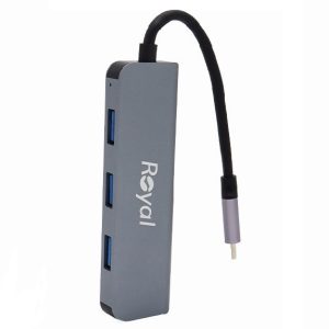 هاب 4 پورت USB-C رویال مدل RHC-10